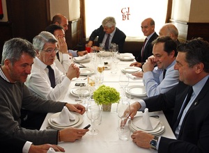 Comida de Directivas con la Rea Sociedad en el restaurante Julián de Tolosa